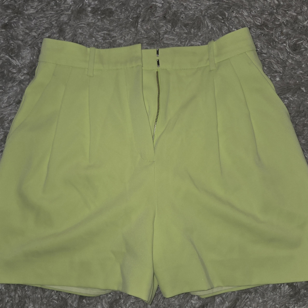 10 Crosby Derek Lam High Waist Lime Shorts